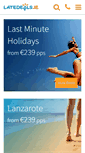 Mobile Screenshot of latedeals.ie